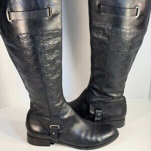 Women's Black Leather Boots size 10